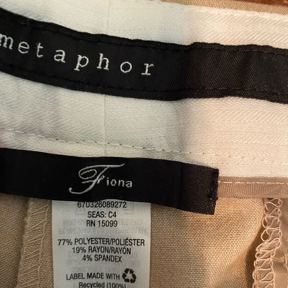 Tan Fiona Metaphor Trousers - Picture 4 of 5